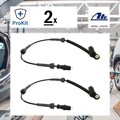 2x ORIGINAL® Ate Sensor, Raddrehzahl Vorne für Renault Master II Kasten Master