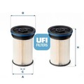Kraftstofffilter UFI 26.071.00 für OPEL ANTARA für VAUXHALL Antara (L07)