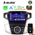 2G+64G Android 14 Autoradio Für Ford Focus MK3 2012-2018 Apple CarPlay GPS NAVI