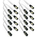 10x Cat 8.1 Patchkabel 0,5 m Netzwerkkabel Ethernet Netzwerk Patch Kabel Lan