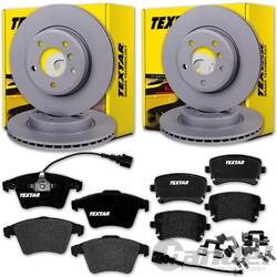 TEXTAR BREMSSCHEIBEN + BELÄGE VORNE+HINTEN für VW T5 T6 MULTIVAN TRANSPORTER BUSVA 308x29,3mm // HA 294x22mm // NUR für PR-Nummer 2E3