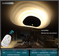 A  Fernbedienung Lichtfarbe und Helligkeit einstellbar LED Deckenleuchte 2125