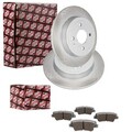 ASHIKA BREMSSCHEIBEN 262mm + BELÄGE HINTEN passend für KIA RIO 4 YB + STONIC YB