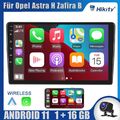 Für Opel Astra H Zafira B 2005-2014 GPS Navi Android 11 Apple Carplay Autoradio