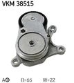 SKF Spannrolle, Keilrippenriemen Mitte, Rechts für MERCEDES-BENZ