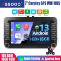 Carplay Autoradio Android 13 GPS RDS +Kamera Für VW GOLF 5 6 Passat Polo Touran