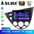 DAB Android 14 CarPlay Autoradio Für Ford Focus MK1 1998-2003 GPS Nav RDS 2G+32G