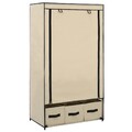 Kleiderschrank Stoffschrank Faltschrank Campingschrank mehrere Auswahl vidaXL