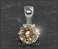 Diamant Brillant 585 Gold Damen Anhänger; 0,60ct, champagner, VVS; Gleiter NEU