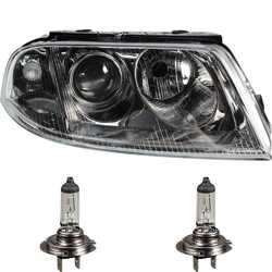 Halogen Scheinwerfer rechts für VW Passat B6 10.00-03.05 H7/H7 ohne Motor