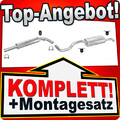 Auspuff für VW POLO (6N) 1.4 1.6 Stufenheck Variant Auspuffanlage
