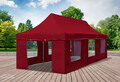 Faltpavillon Faltzelt Pavillon 3x9 Bordeaux Gartenzelt Klappzelt Wasserdicht