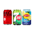 Getränke Mixpaket 72 Dosen ( Coca Cola Zero, 7-Up Zero, Lipton Sparkling Zero )