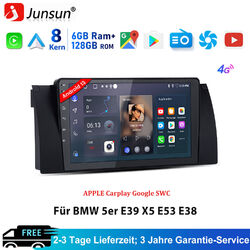 DAB+ Für BMW 5er E39 X5 E53 E38 Android 13 Autoradio Carplay GPS NAVI 8Kern RDS