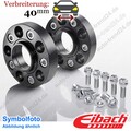 Pro-Spacer Spurverbreiterung schwarz 40mm/Achse u.a.: Audi A6 4A2, Bj. 2018-2025