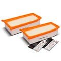 2x Luftfilter Motorluftfilter für Renault Clio Dacia Logan Duster 8660003761