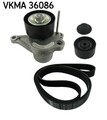 Keilrippenriemen Rippenriemen Satz für Opel Renault Nissan SKF Vkma36086