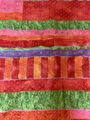 Bassetti Plaid, Bunt. 126 X 174 cm. Sehr gut erhalten. Mehrfarbig/ Pinkrot