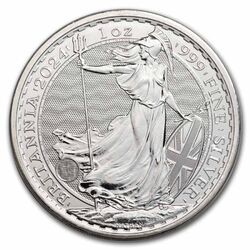 1 UNZE 999 SILBER - BRITANNIA 2024 / ENGLAND - SILBERMÜNZE - SILBERBARREN