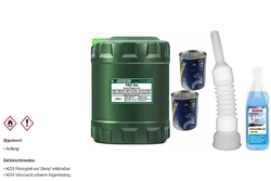 10L FANFARO TRD E4 UHPD 10W-40 Motoröl API CI-4/SL ACEA E4/E7 Additiv Schlauch