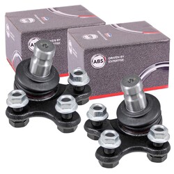 2X A.B.S. TRAGGELENK VORNE AUßEN UNTEN BEIDSEITIG passend für CITROËN C4 DS JEEP