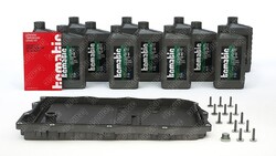 TCMATIC Ölwechselkit für Automatikgetriebe Satz 8 Gang 12L für AUDI Q5 (8RB)