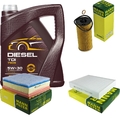 Motor-Öl 5L MANNOL Diesel TDI 5W-30+MANN-FILTER Filterpaket für BMW 1er F20 125d
