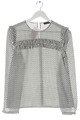 HALLHUBER Schlupf-Bluse Damen Bluse Gr. DE 36 weiß-schwarz Elegant