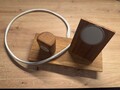 Apple Magsafe+Watch Ladegerät 2-in1 Induktive Ladestation Holz Handarbeit Rechts