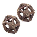 2x Katzenminze Spielzeug Ball Matatabi Sticks Natürliche Silvervine Katzenbedarf