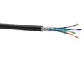 Cat 7 Verlegekabel Erdkabel Netzwerkkabel Datenkabel Schwarz  Outdoor UV Außen 