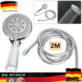 NEU Duschkopf Handbrause Mit Strahlfunktionen Und Massagefunktion Schlauch 2,0M