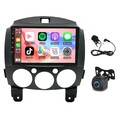 2GB+64GB Carplay Android 15.0 Autoradio GPS Navi DSP Für Mazda 2 2007-2013
