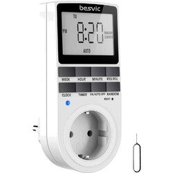 Digitale Zeitschaltuhr Steckdose Timer LCD Display 3680W