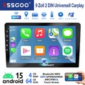 9" 4+64G Android 15 Chat-GPT-AI Carplay Autoradio 2 DIN GPS NAVI RDS WiFi BT SWC