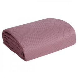 Tagesdecke Bettüberwurf 170x210 cm rosa Patchwork Steppdecke Sofaüberwurf Deko