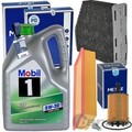 MEYLE FILTERSET+MOBIL 5W30 passend für AUDI A3 8P VW PASSAT 3C GOLF 5 6
