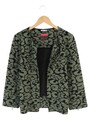 STREET ONE Damen Strickjacke Gr. 40 Grün Schwarz Animal Print