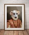 Maßgeschneidertes Haustierporträt Renaissance Haustierdruck personalisiertes Geschenk Haustier Druck Geschenkidee