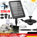 SOLAR TEICHPUMPE SOLARPUMEN TEICH SOLARTEICHPUMPE MIT AKKU SPRINGBRUNNEN SOLAR