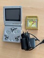 Nintendo Game Boy Advance SP Tribal Limited Edition Silber Handheld-Spielkonsole