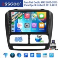DAB 2+64G Android15 Autoradio CarPlay GPS KAM Für Fiat Doblo MK2/Opel Combo D FM