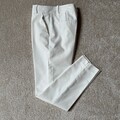 Damen Hose cremeweiß Gr. 34, Pants, schmales Bein, Schlitz, einmal getragen