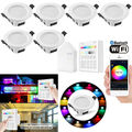 LED Einbaustrahler Bluetooth WIFI Einbauleuchte Decken Spots Downlight Dimmbar