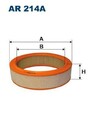 FILTRON AR 214A Luftfilter für FIAT 124 Spider (124) 131 Limousine (131)
