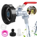 IBC Adapter S60x6 Grobgewinde - 3/4" Kugelhahn Auslaufventil Regenwassertank