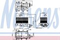 NISSENS Ölkühler Automatikgetriebe 90673 für BMW 5 Limousine (E60) X3 (E83)