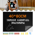 Tafelfolie Selbstklebend Kreidefolie 4*80cm Schwarz Beschriftbar Wanddeko Film