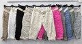SOMMER SHINY SWEATPANTS HOSE ITALY JOGGPANTS STYLE STRETCH 3/4 HOSE MIT GÜRTEL