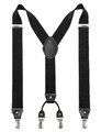 Hosenträger Herren breit 35 cm mit 4 Hosenträger Clips in Y-Form Elastisch un...